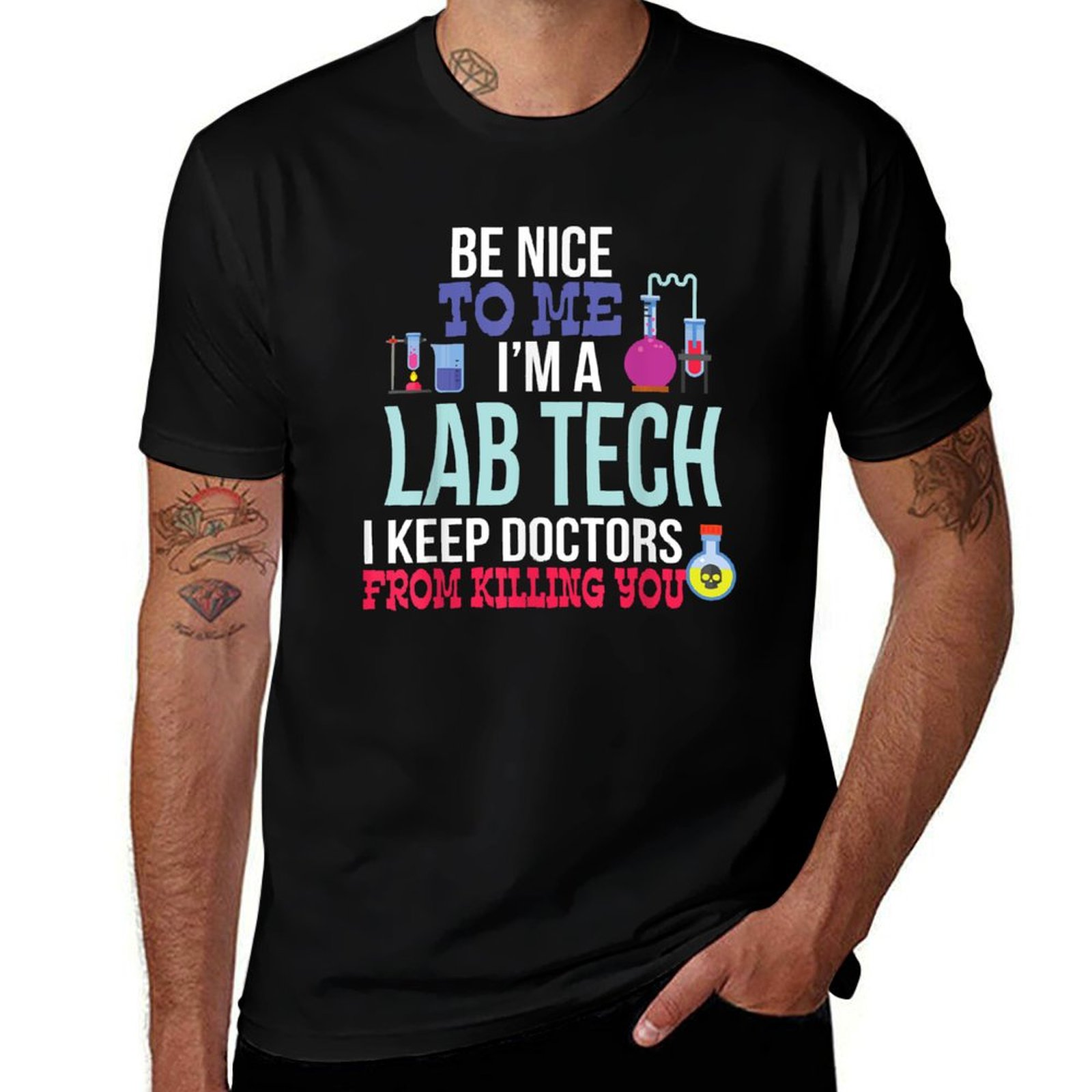 Medical Lab Tech - Забавная футболка для лаборанта медицинской лаборатории,
