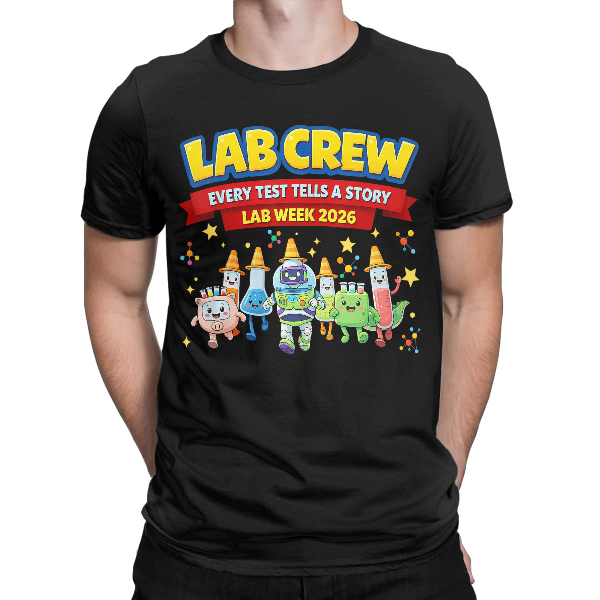 Medical Lab Tech - Футболка Lab Crew 2026 для лаборантов