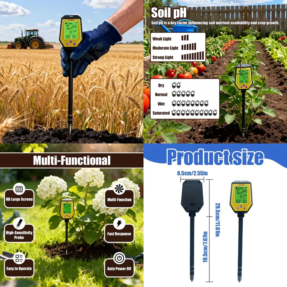 Ph Meter - WAP01 Новый высокоточный измеритель почвы: pH,